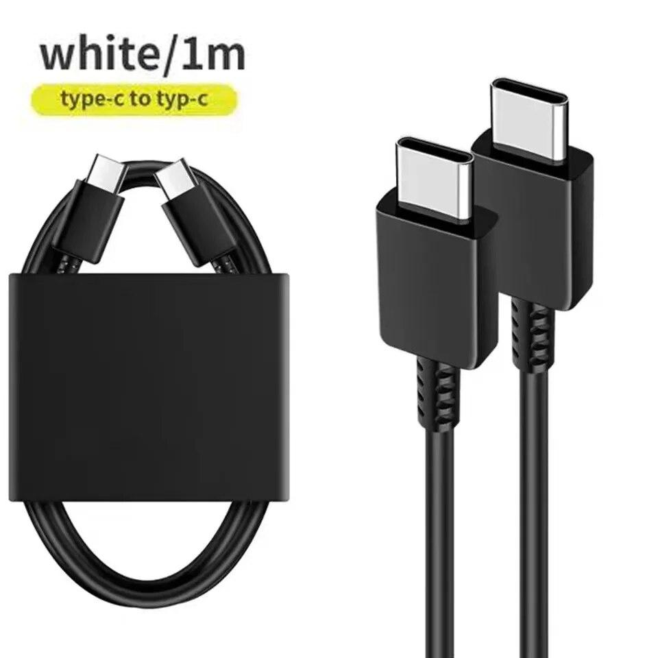 

60 Вт USB C - Type C кабель для быстрой зарядки для Samsung Galaxy S23 S22 S21 S20 Ultra Plus Note 20 10 телефон быстрый кабель для передачи данных 1m