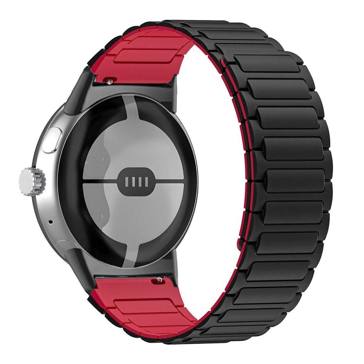 

For Google Pixel Watch 3 2 1 45mm 41mm Magnetic Silicone Replacement Strap Bracelet For Google Pixel Watch 3 2 1 Sport Wristband For Pixel 1-2-3 41mm
