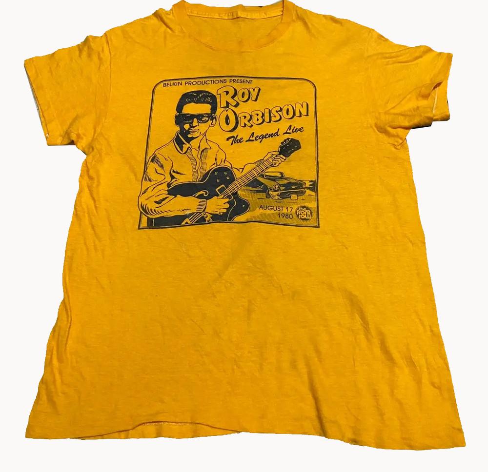 The Legend Live Roy Orbison TShirt Classic Gold Unisex S-5XL 1H0451 Unisex T-Shirt XXL
