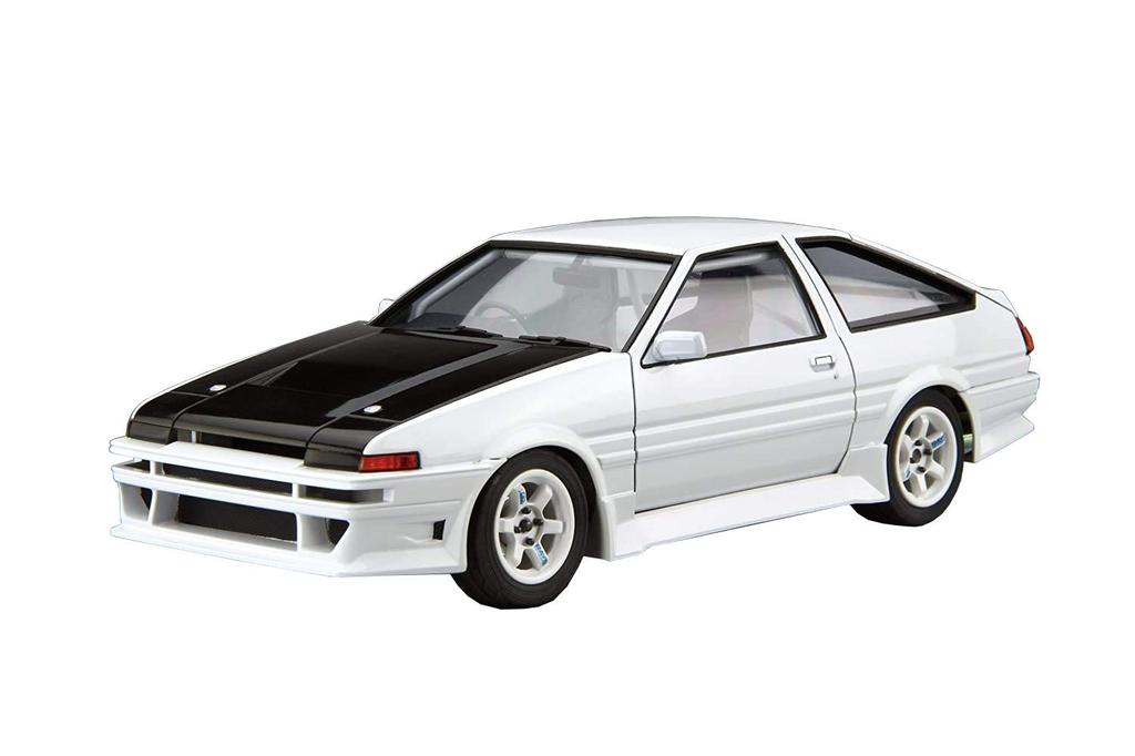 Aoshima Bunka Kyozai Scale The Tuned Car Series 45 Toyota Car Boutique Club AE86 Trueno 1985 Plastic Model 1/24 No.