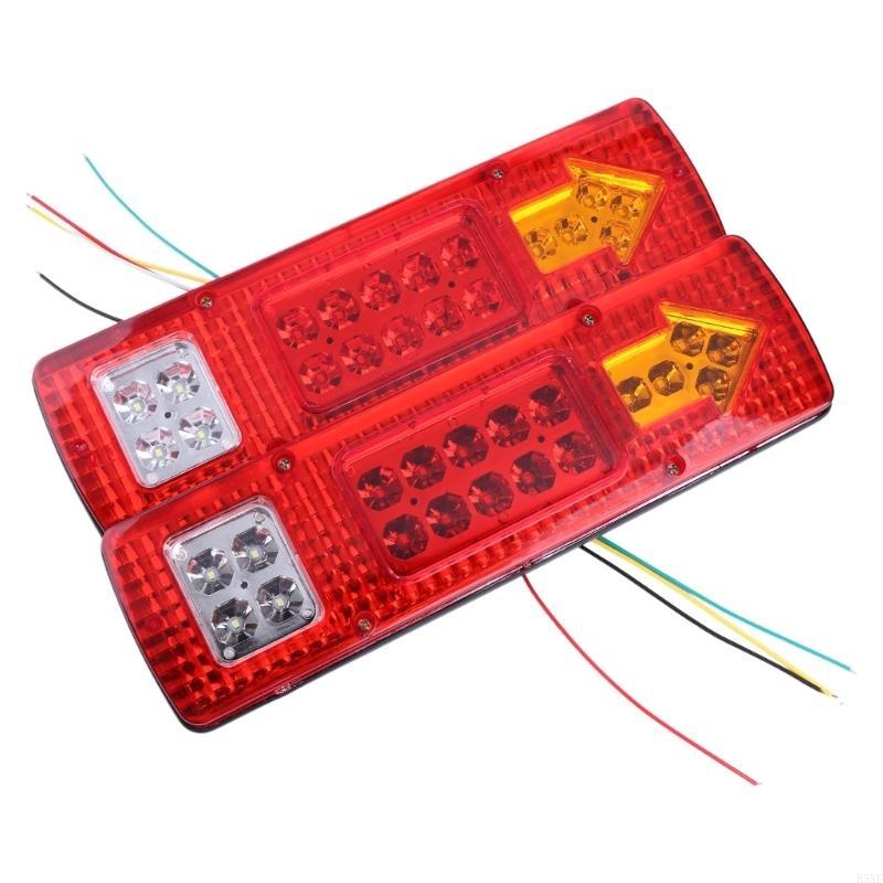 

2025 Новинка Горячий 2 шт. 12 В 19 светодиодов Автомобиль Грузовик Прицеп Задний Задний Стоп Поворот Сигнальный Фонарь Лампа красный
