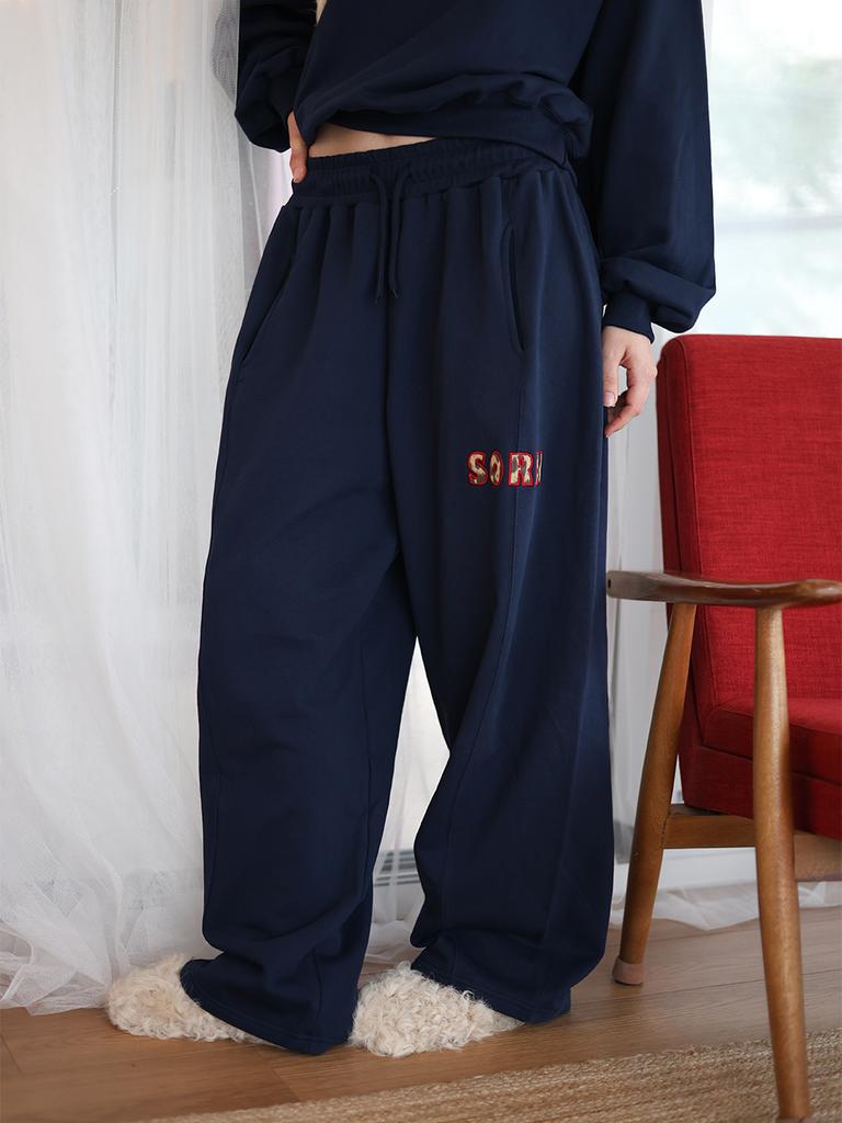 SORDI Logo Leo Sweat Pants_Navy