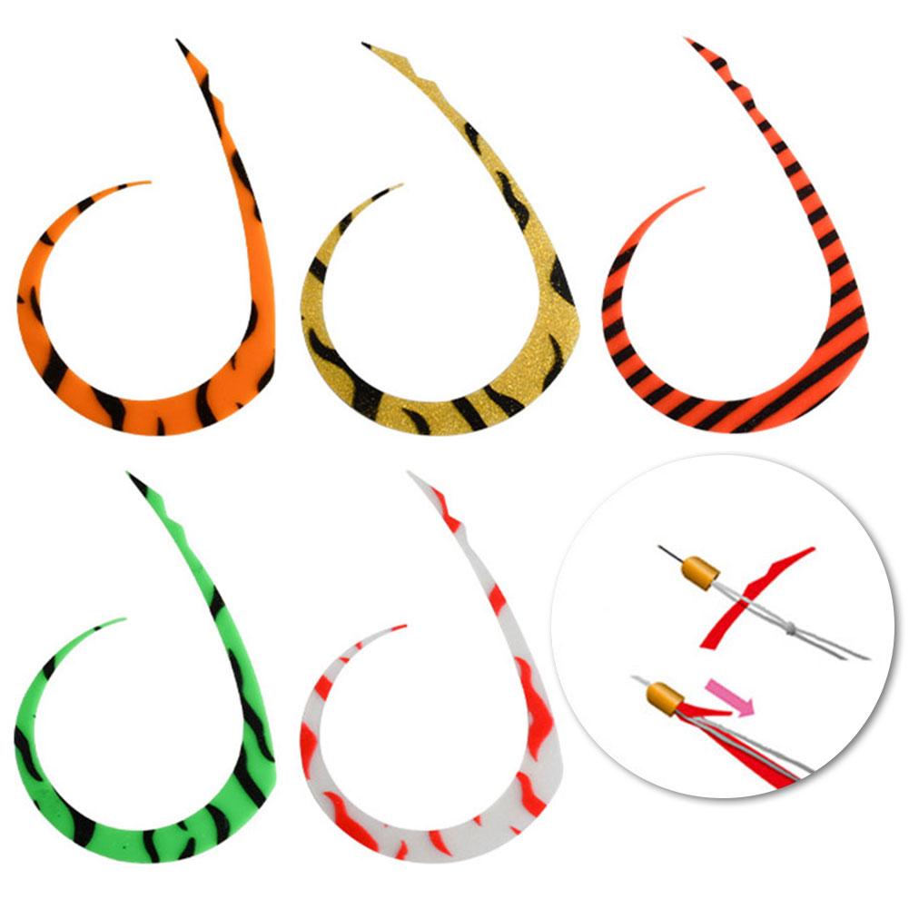 1 Set Soft Spare Swing Tail Colored Silicone High elastic Silk Skirt Soft Tairaba SpareTie Inchiu Jig Lure fishing Accessories