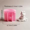 Yoga Frog Candle Mold Animal Silicone Molds Resin Casting Molds Craft Supplies for Candle Making Home Decoration