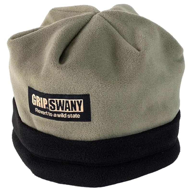 

[Grip Swaney] GSA-114 POLARTEC FLEECE CAP polartec fleece cap hat Cold protection camp hiking (JP, alphabet, L, olive)