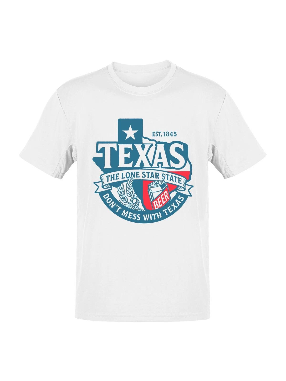 Texas Lone Star Beer Emblem Men s T-shirt M