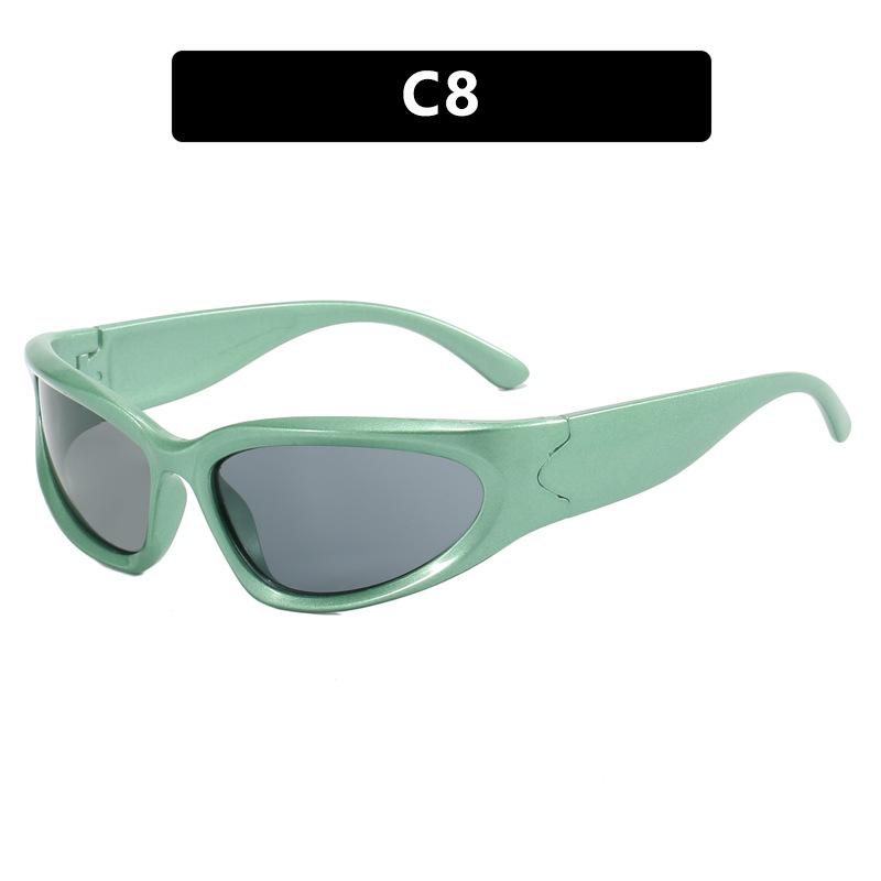 New Children Cycling Sunglasses Sun Protection Fashionable Simple Hip Hop Street Style Personalized Sporty Eyewear