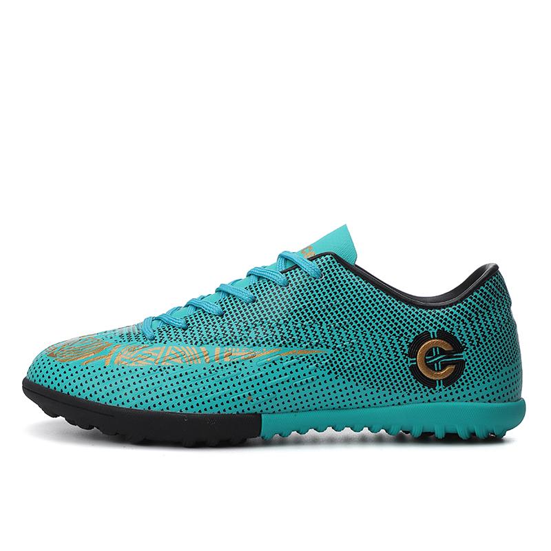 Men Large Size FG/TF Soccer Shoes Football Cleats Soccer Ankle Boots Teenager Training Sneakers Kids Indoor Sports Shoes Unisex