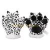 49MD Adult Kids Simulation Leopard Paw Plush Gloves Animal Stuffed Padded Hand Warmer Cosplay Costume Mittens