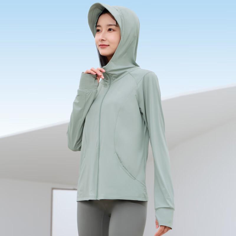 Camel Women's UPF 50+ Ice-Feel Sun Protection Hooded Jacket