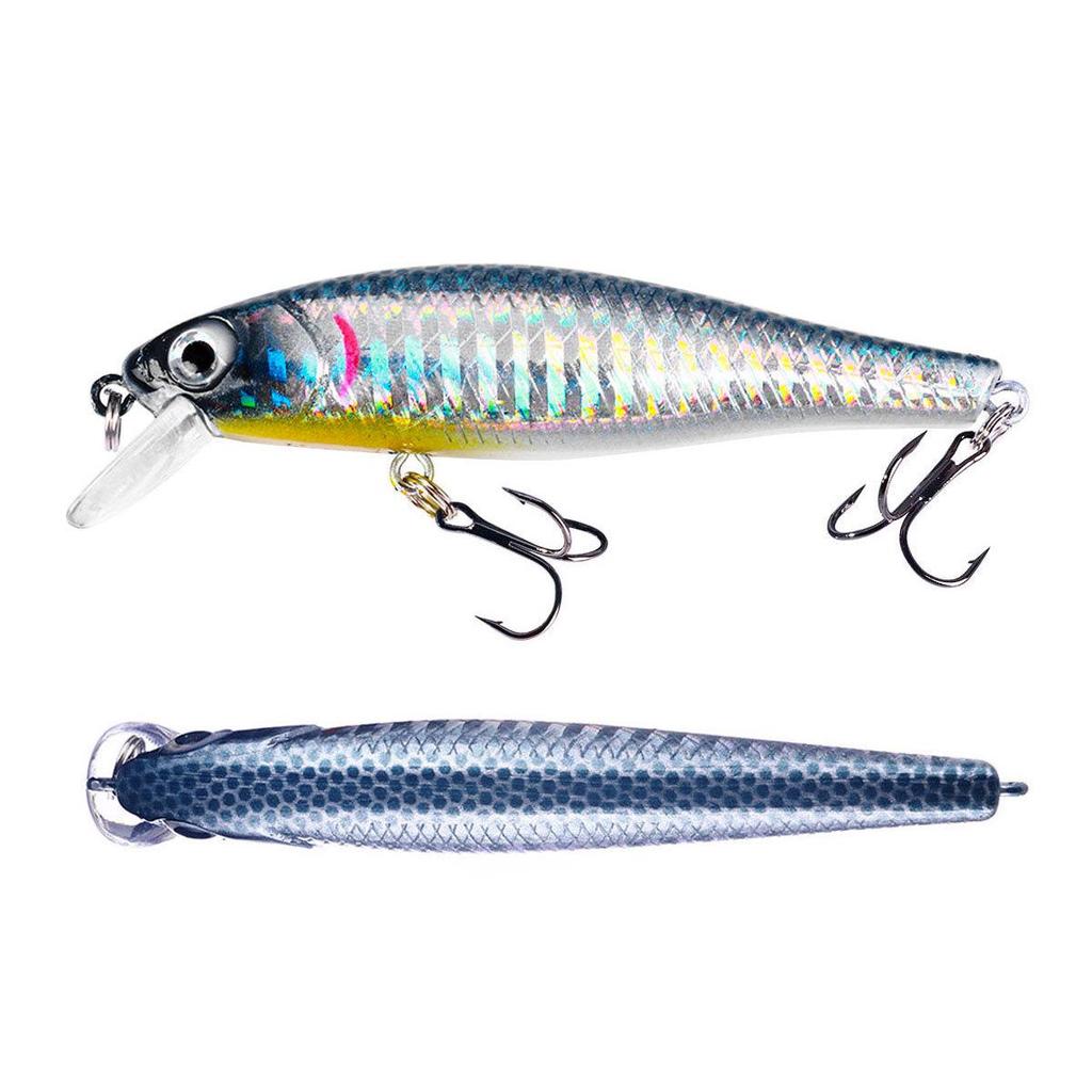 9g Slow Sinking Minnow Lure for Stream, Creek, and Sea Fishing