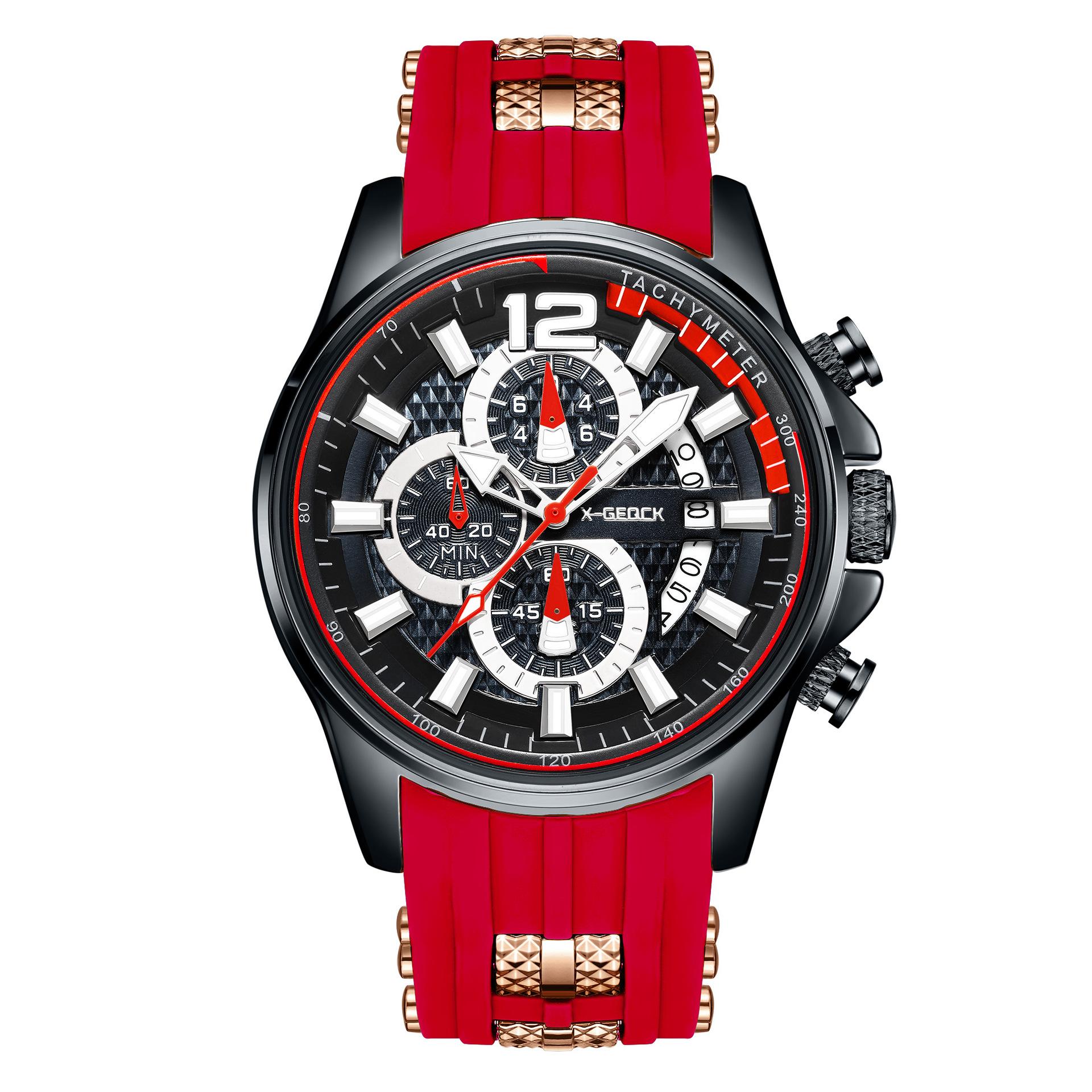 Watch Fashion Sports Men S Business Fashion Round Dial Quartz Watch Large Dial Casual Luminous Boys Watch