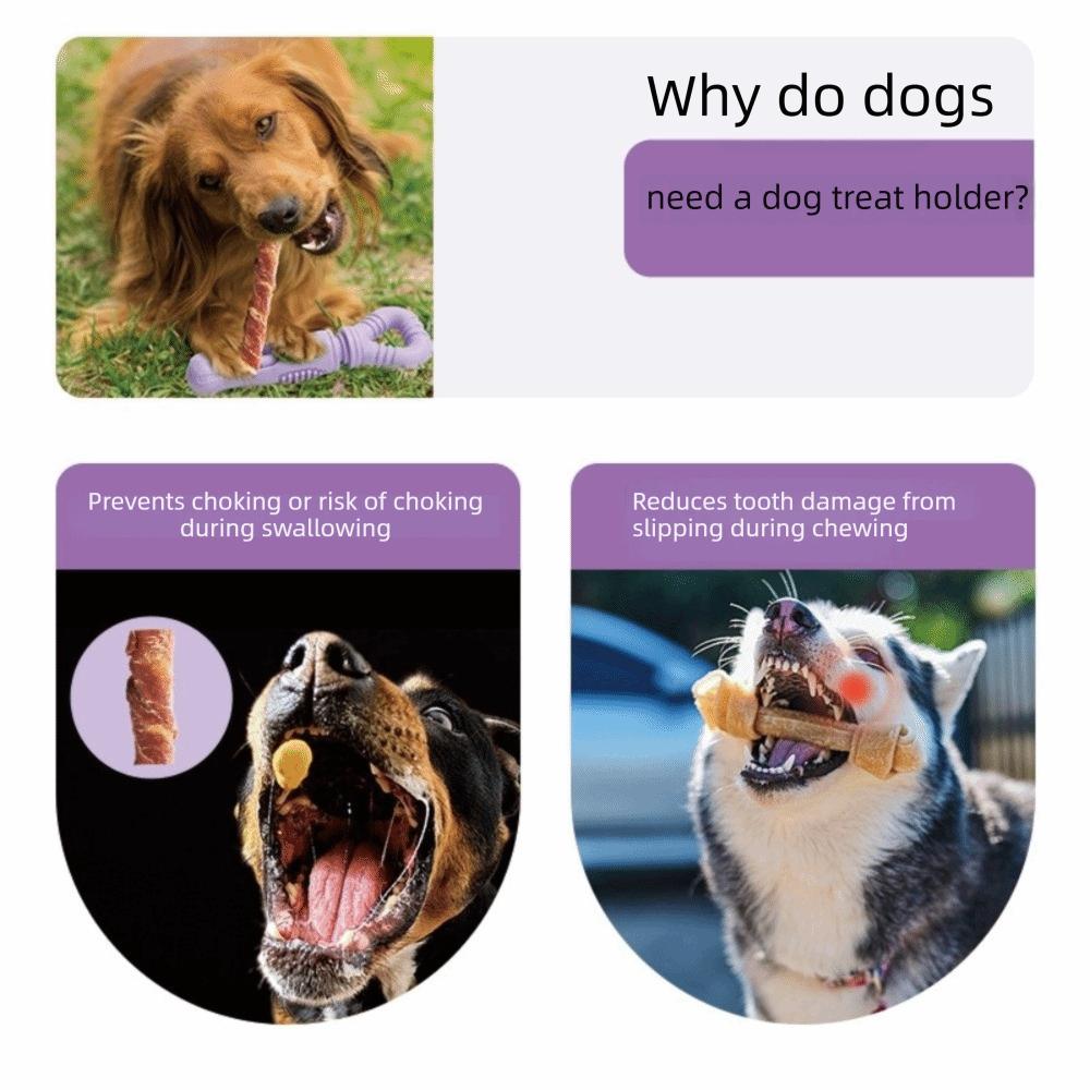 New Rotating Design Dogs Chew Stick Aviod Choking Easy to Clean Dogs Toys Soft Rotating Food Container All Breeds