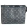 M61692 MonogramEclipse Pochette-Voyage MM Pouch Clutch Bag Black