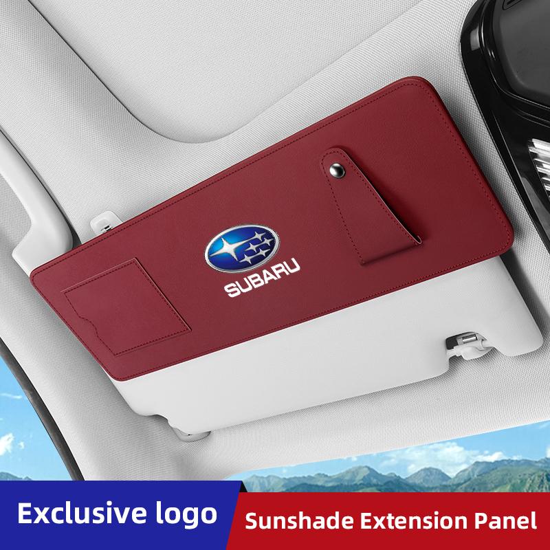 Keychain Car Sun Visor Extender Anti-glare UV Retractable Sun Shield Multifunctional Accessorie For Subaru STI XV Forester BRZ ysi8
