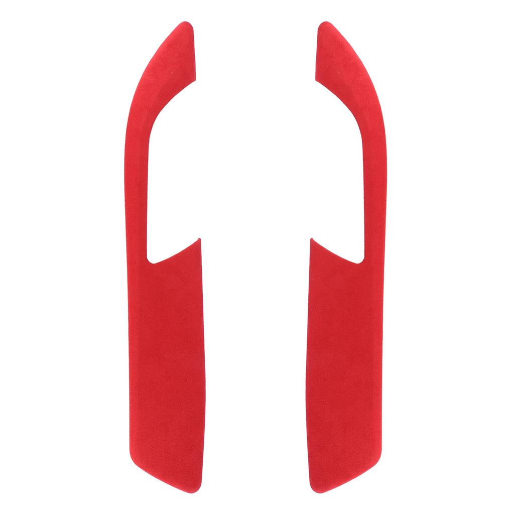 2pcs Suede Interior Door Handle Panel Cover Frame 2mm Thick Fit for  4 E89 2009‑2016
