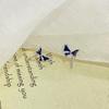 Liquid Butterfly Earrings for Women's Earrings Niche Design New Light Luxury