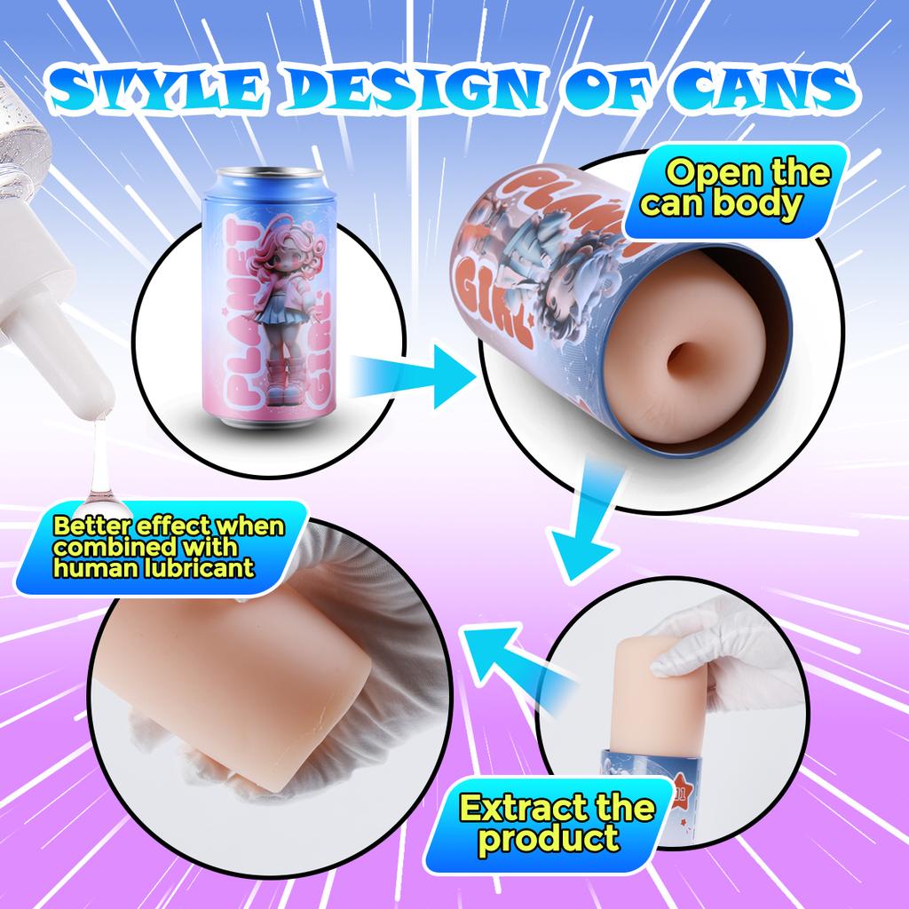 HESEKS Anime Sex Toy Graffiti/Colorful Manual Aeroplane Cup Portable Pocket Pussy Masturbators For Men Sex Machine Adult Product