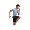 Li-Ning Waterproof Chlorine Resistant Simple Solid Color Speed Training Short Sleeve Swimwear Men swimwear Blue LNYW821-4