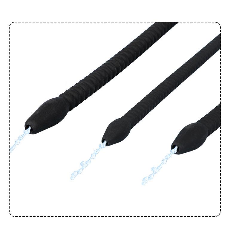 Threaded Silicone Catheter for Men, Urethral Stimulation, SM Play