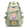 Zaino Stampa Anime Sailor Moon per Ragazzi Studenti Viaggio Leggero in Nylon Borsa Scolastica con Spallacci Imbottiti