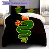 Alpha Romeo Pattern Bedding,Quilt Set Quilt Cover Pillowcase Home Birthday Gift (1 * Duvet Cover + 2 * Pillowcase, Without Core)