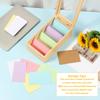 4/5 Slot Index Card Holder Set Wooden Desktop Storage Box with Lid Adjustable Divider File Note Holder Home Recipe Box Organizer