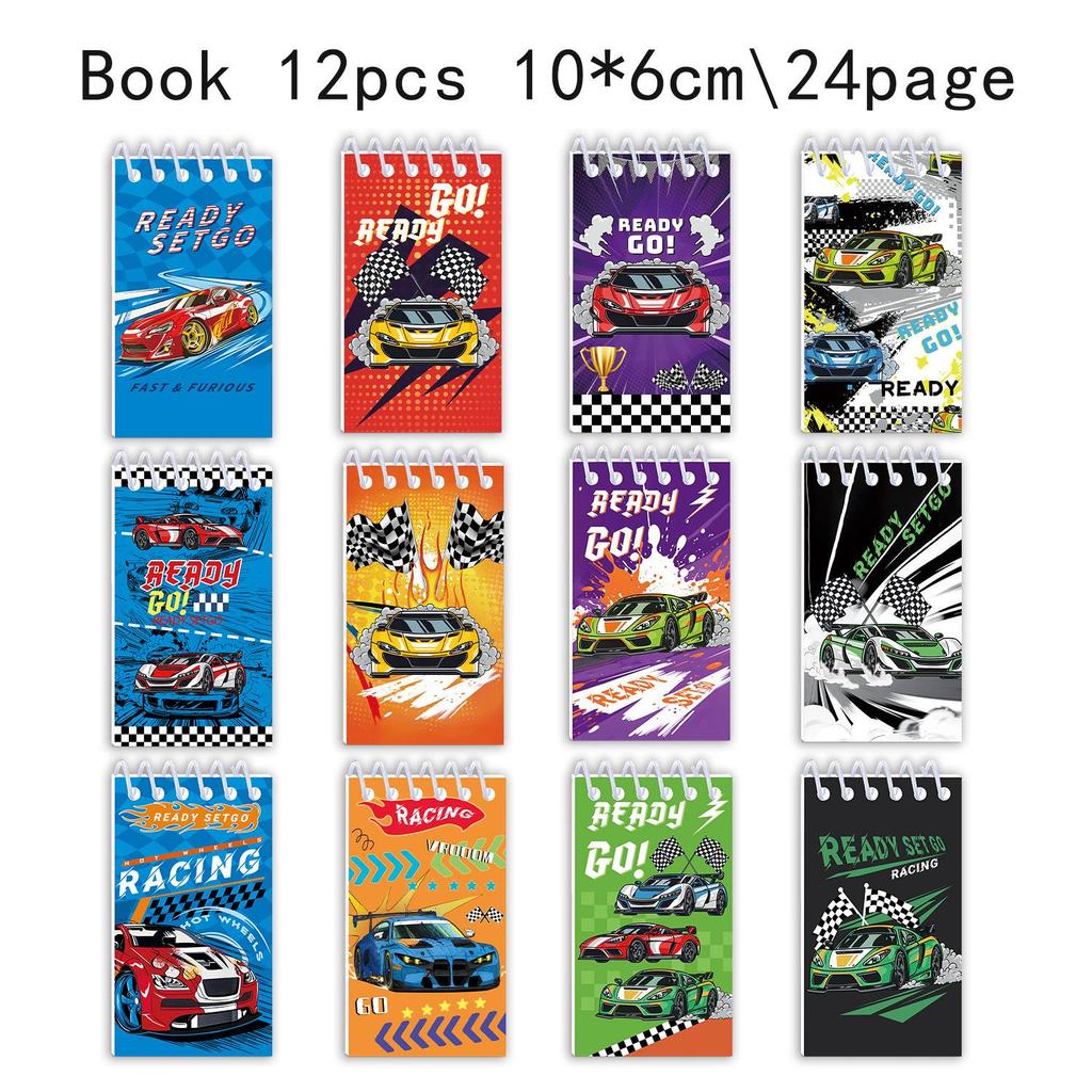 Football Butterfly Theme Kids' Party Notebook & Sticky Notes Set