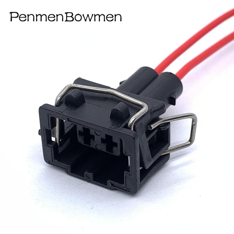 1 Set 2 Pin Auto 3.5mm Turning Lamp Holder Plug Wire Harness Car Male Waterproof Electronic Connector With Cable For 357972752 1 Set