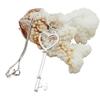 Silver Plated Korean Heart Key O-Chain Necklace