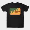 Herren Schwarzes T-Shirt mit Aufdruck Point Counterpoint No-Cut Transferpapier Aufdruck Baumwoll-T-Shirt