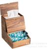Holz-Klappdeckel Schreibtisch-Aufbewahrungsbox Waschmittelkapseln Pulver-Organizer Modern Minimalistisch Zuhause