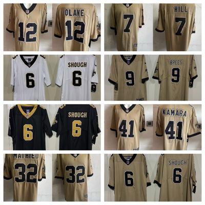 2026 NFL Haftowana Koszulka Footballowa Drużyna Saints Druga Generacja 6