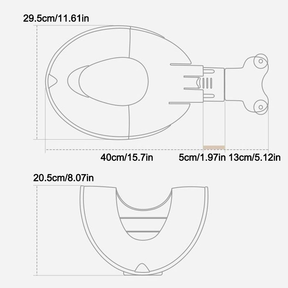Foldable Children’s Toilet Seat Portable Multifunctional Splash-proof Toilet Seats With Suction Cup Toilet Accessories