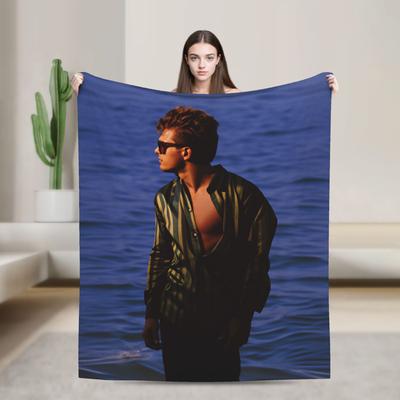 Luis Miguel Knuffel Deken Kind Flanellen Plaid voor Bank Stoel Super Zacht Op Maat Gemaakt Kwaliteit Sprei Cadeau