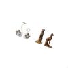 Porcelain Swan And Cat Figurine Collection Elegant Animal Statue Ornament Set for Living Room