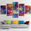 Canvas Painting 5 Pieces Gorgeous Flowers Abstract Canvas Print Poster Bedroom Pictures for Home Decor Wall Pictures