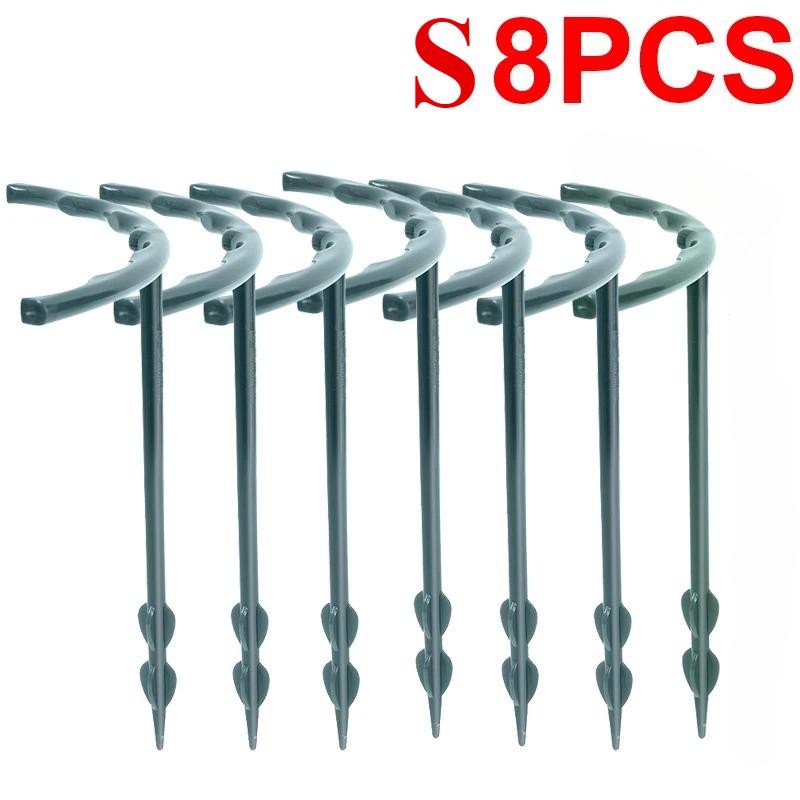 2-12Pcs Plastic Support Pile Stand Plant Support Pile for Flowers Greenhouses Arrangement Fixing Rod Holder Gardening Tools