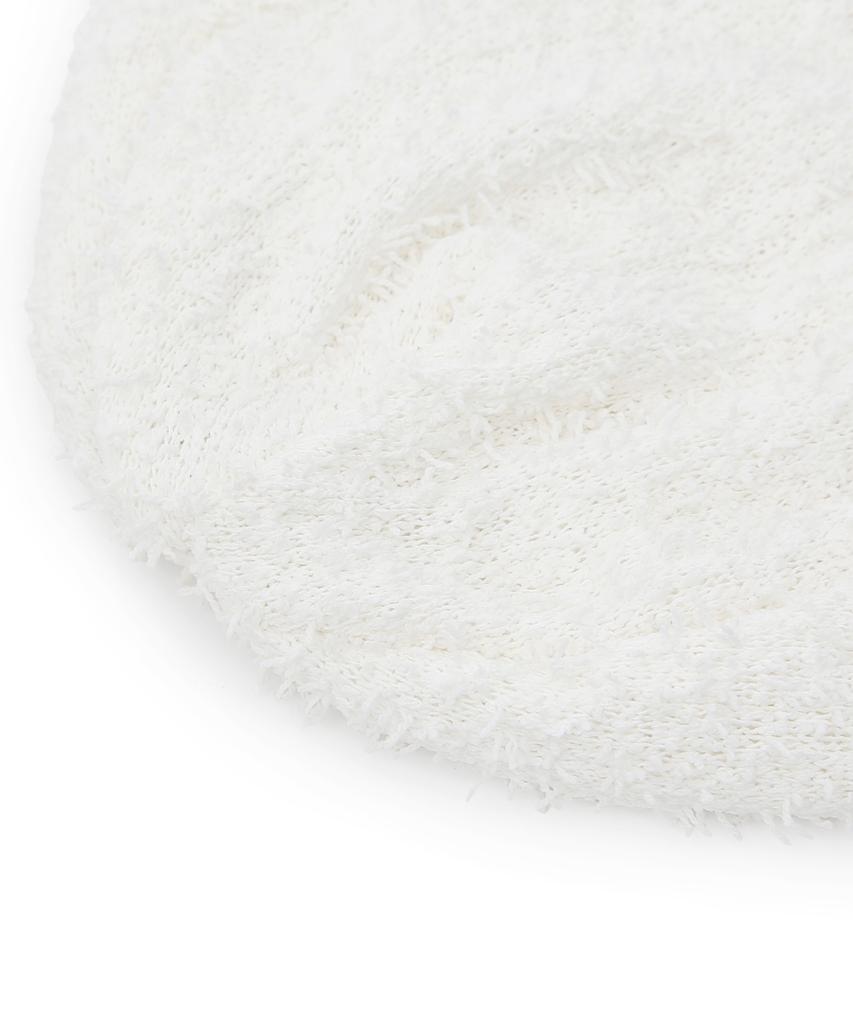 Eondeokeonteulolseutyudio Summer Boucle Beanie Fuzzy Beanie / Cool Boucle / White