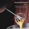 Stainless Steel Semi-Automatic Handheld Egg Mixer and Whipping Tool