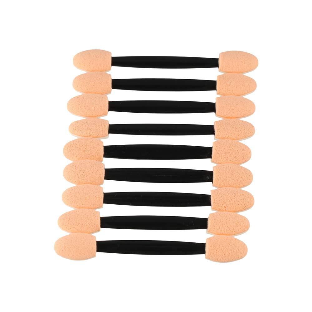 50Pcs Dual Sided Dual Sides Eye Shadow Applicator Dizzy Sponge Eyeshadow Stick  Cosmetic