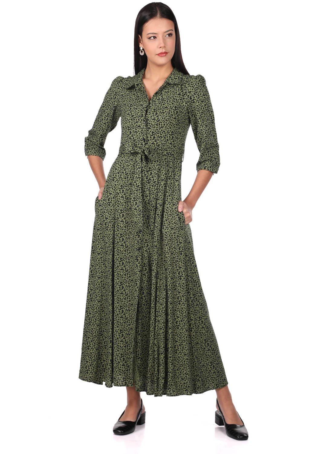 

Платье с леопардовым принтом