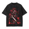 Devil May Cry T Shirt Washed Oversized Streetwear Hip Hop Vintage TShirts for Men Women Clothing Short Sleeve Cotton Tee Shirt