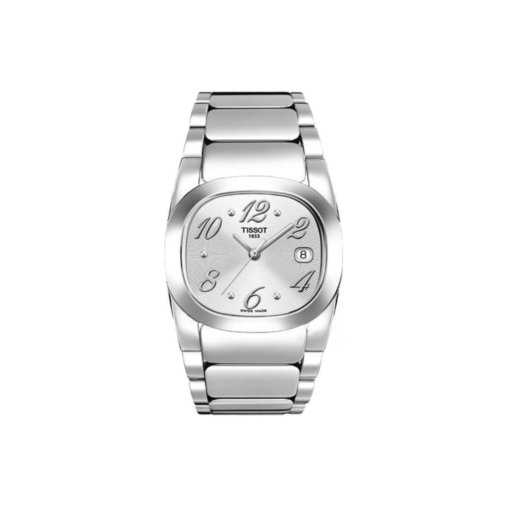 TISSOT Quartz Movement 30m Water Resistance Women's Watch 28mm Silver Dial Stainless Steel Case T009.110.11.037.00