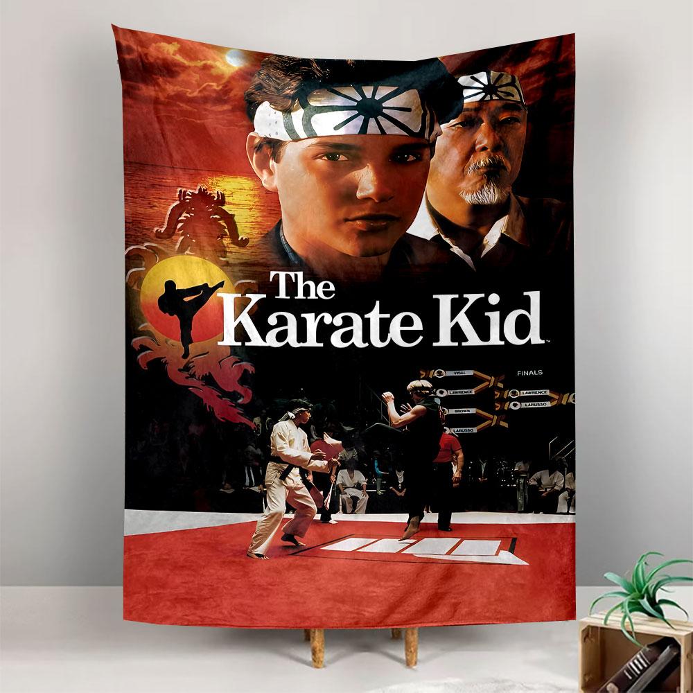 Tapisserie Karate Kid à Suspendre au Mur, Film Classique d'Arts Martiaux, Décor Mural pour Chambre à Coucher Salon Dortoir