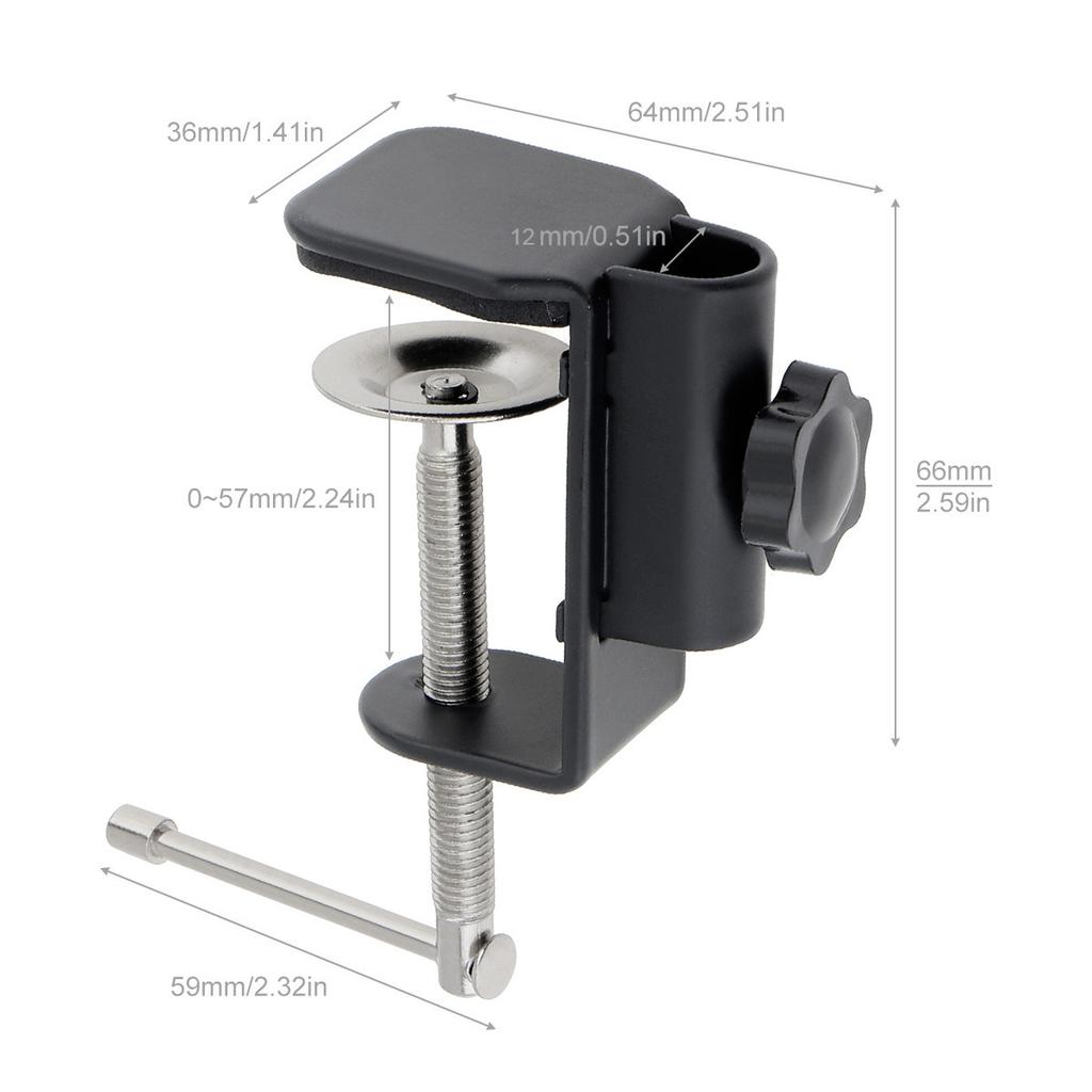 Universal Bracket Clamp Accessorie DIY Fixed Clip Fittings Screw Light Mounting Camera Holder for Microphone Desk Lamp Broadcast