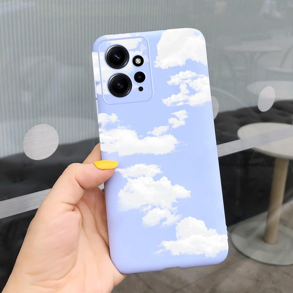 Case For Xiaomi Redmi Note 12 4G Note12 Pro Global Cute Sunflower Candy Color Soft Silicone Cover For Redmi Note 12 Pro 12Pro 5G