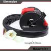 Starter Kill Light Switch Assembly 8 Wire 3 Function Fit for 50cc 70 cc 90cc