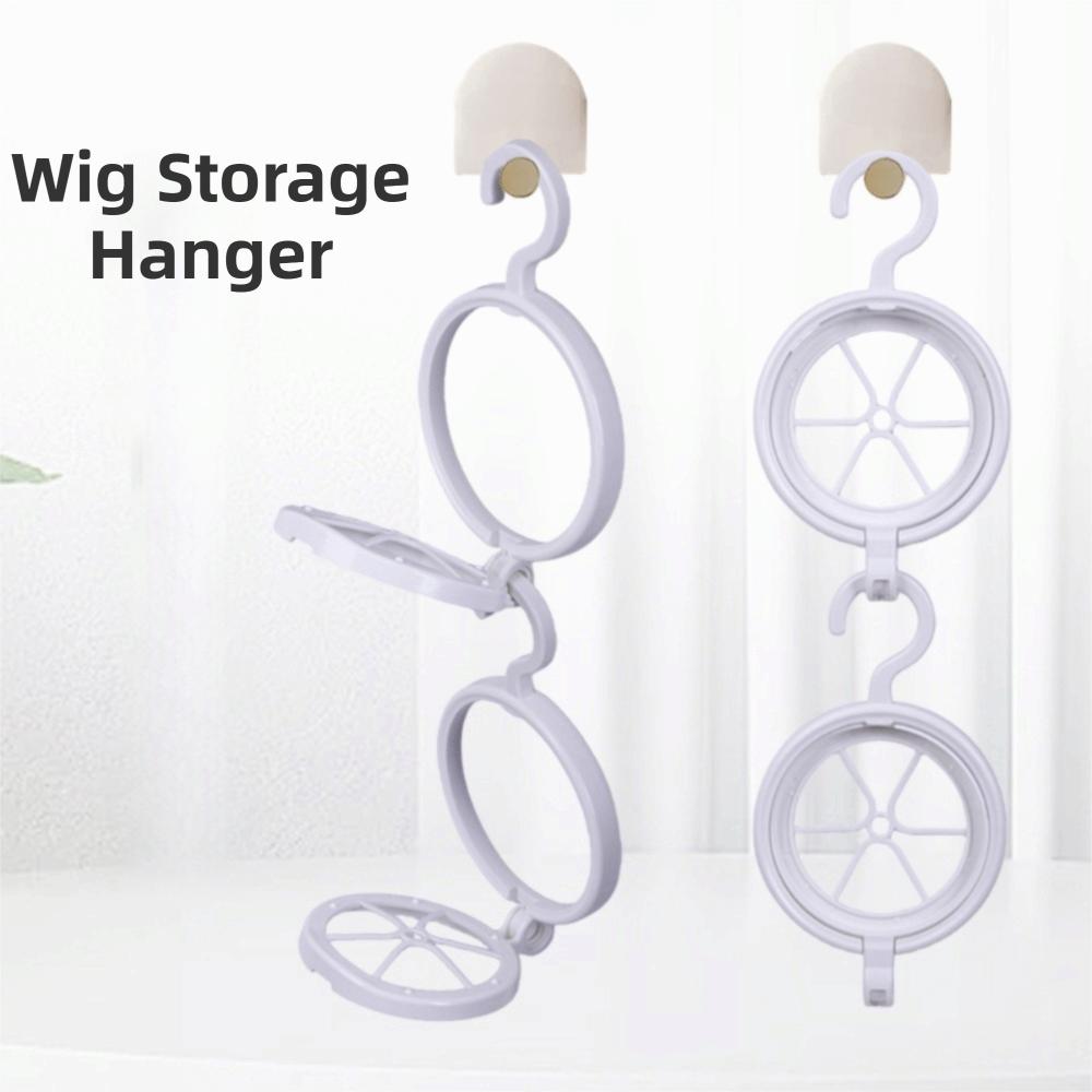 3pcs Hairdressing Collapsible Wig Stand Wig Organizer Portable Wig Display Rack  for Salon