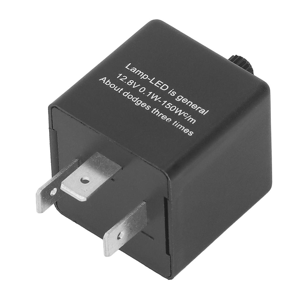 3 Pin Adjustable Car LED Flasher Relay Normally Open Contact Frequency Adjusting Flasher Relay